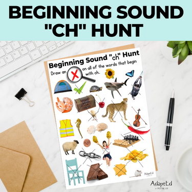Digraph Beginning Sounds I Spy